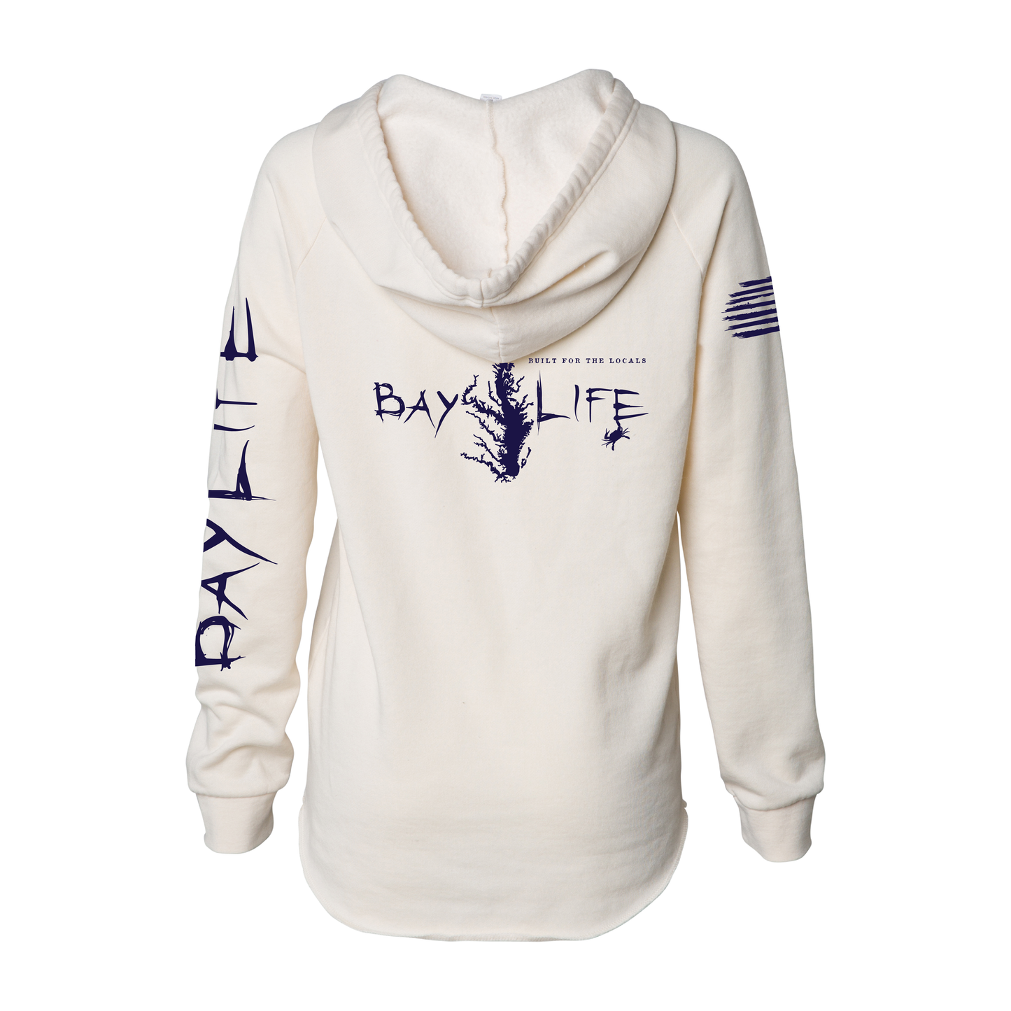 Ladies Premium "Bay Washed" Hoodie | Bone