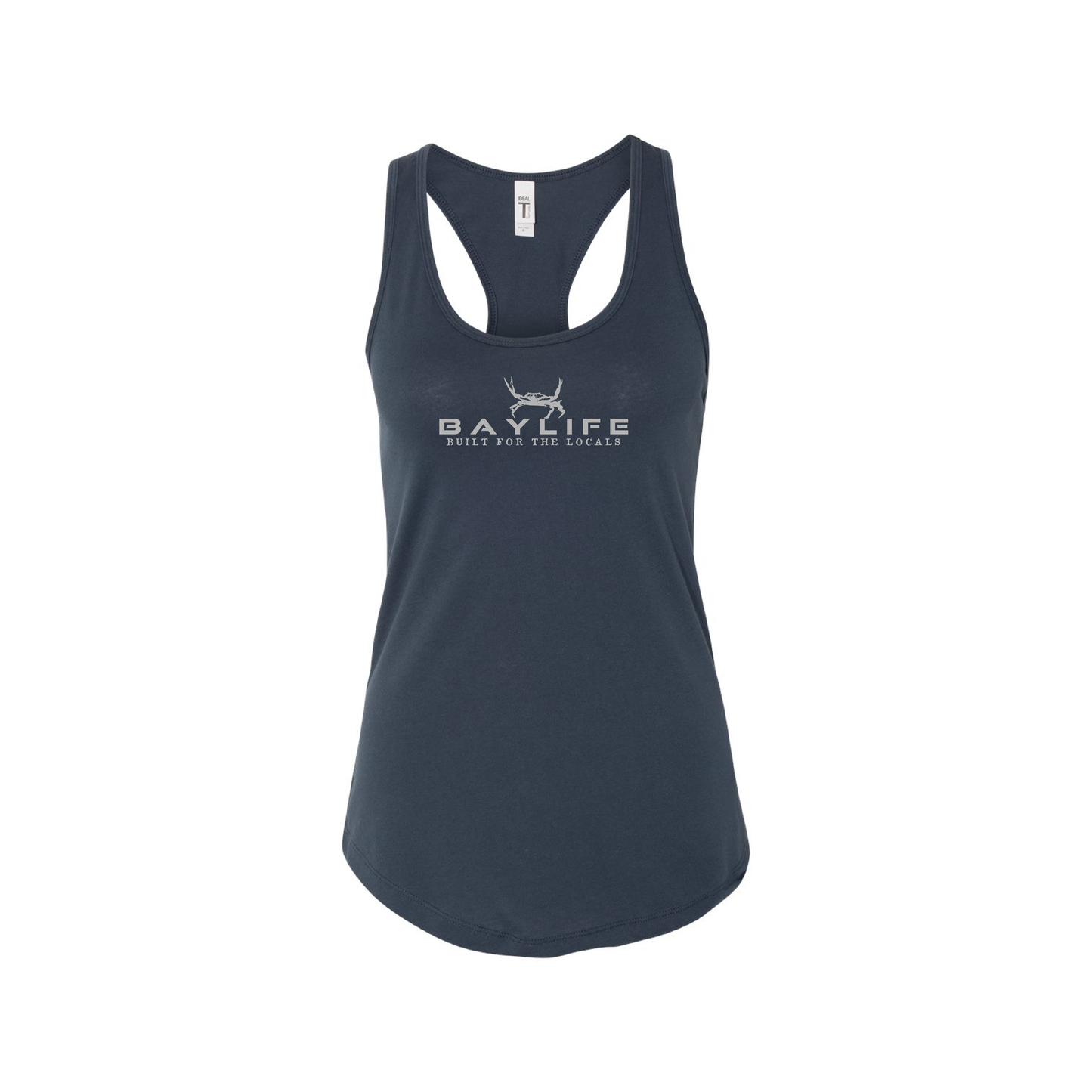 Bay Life Ladies' Racerback Tank Top | Navy