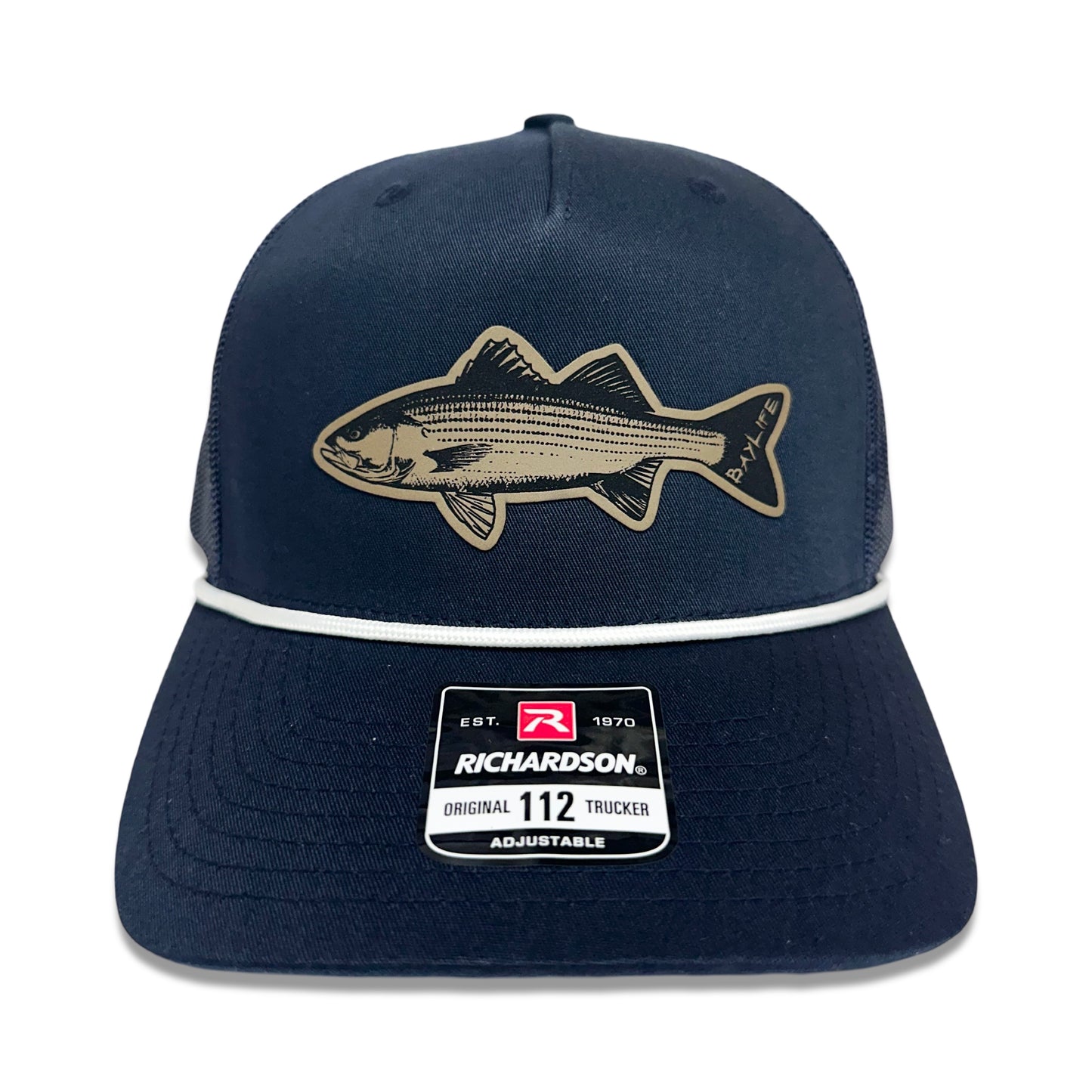 The Rockfish | Navy/White Rope Hat