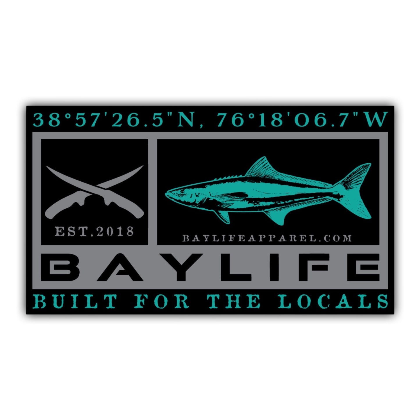 Bay Life Sticker | Cobia Locals