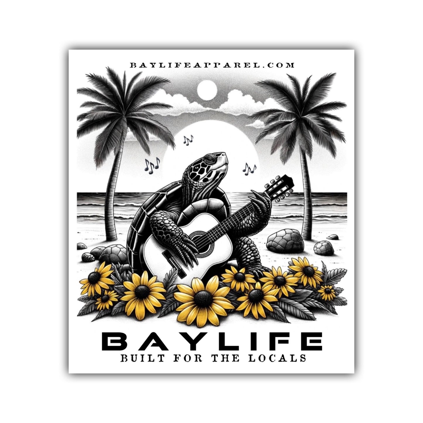 Bay Life Sticker | Bay Jammin’ Terrapin