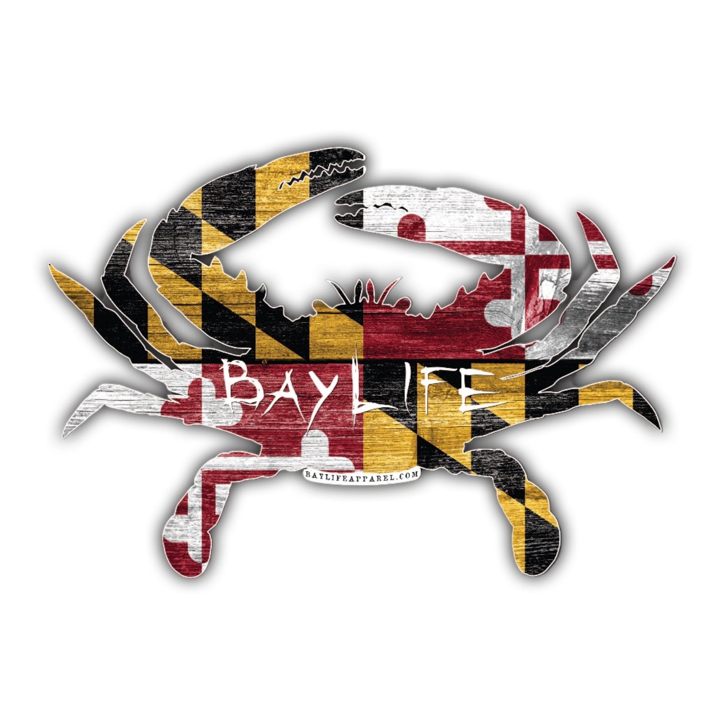 Bay Life Sticker | Maryland Crab