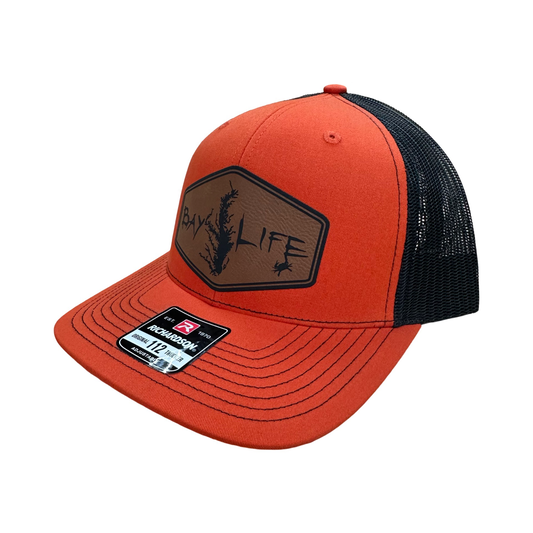 The Chesapeake | Blaze Orange/Black Mesh Hat