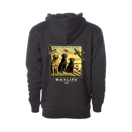 Keep the Dogs at Bay | Premium Heavyweight Hoodie | Black