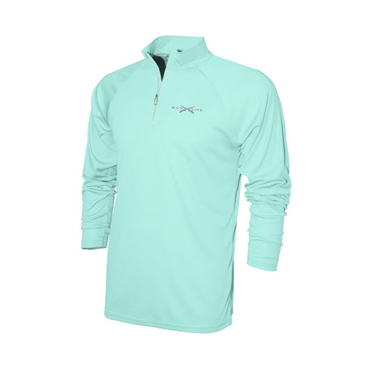 Men's Performance Quarter Zip | Mint